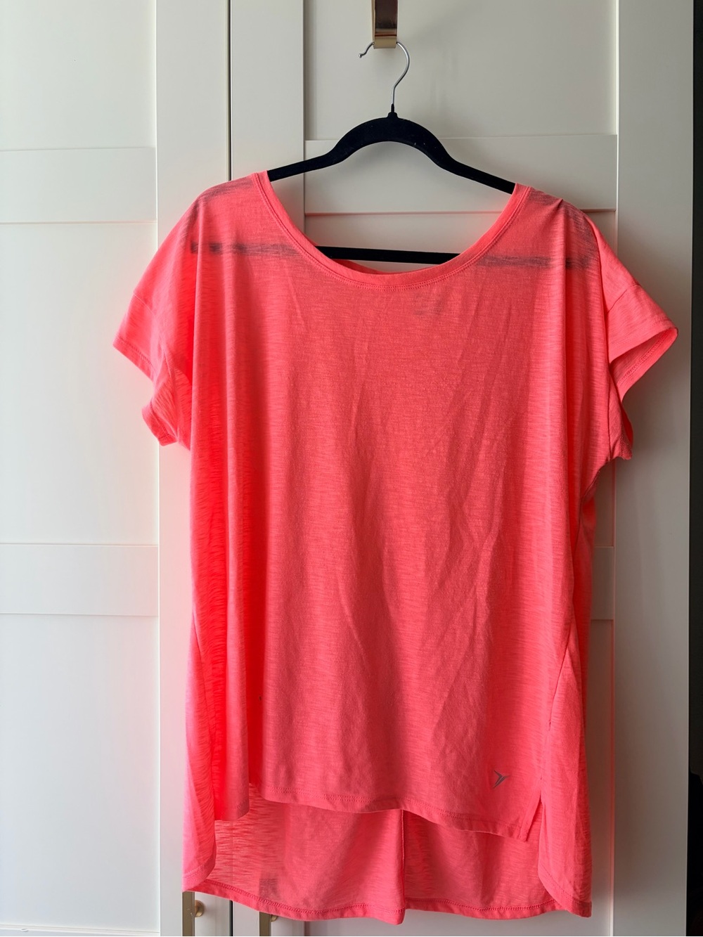 Old Navy Neon Coral Short Sleeve Relaxed Tee